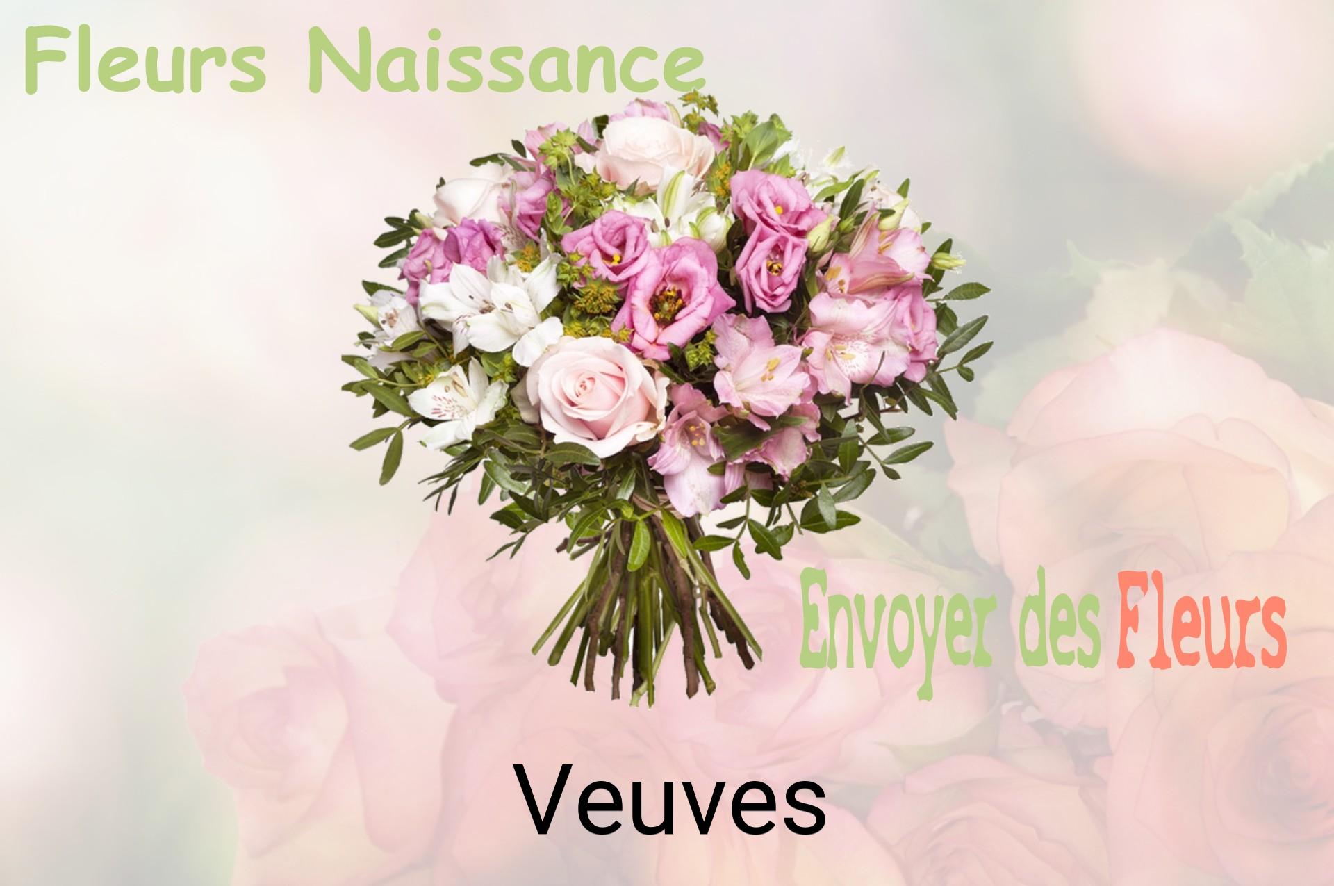 Bouquet de fleurs de naissance livré à Veuves