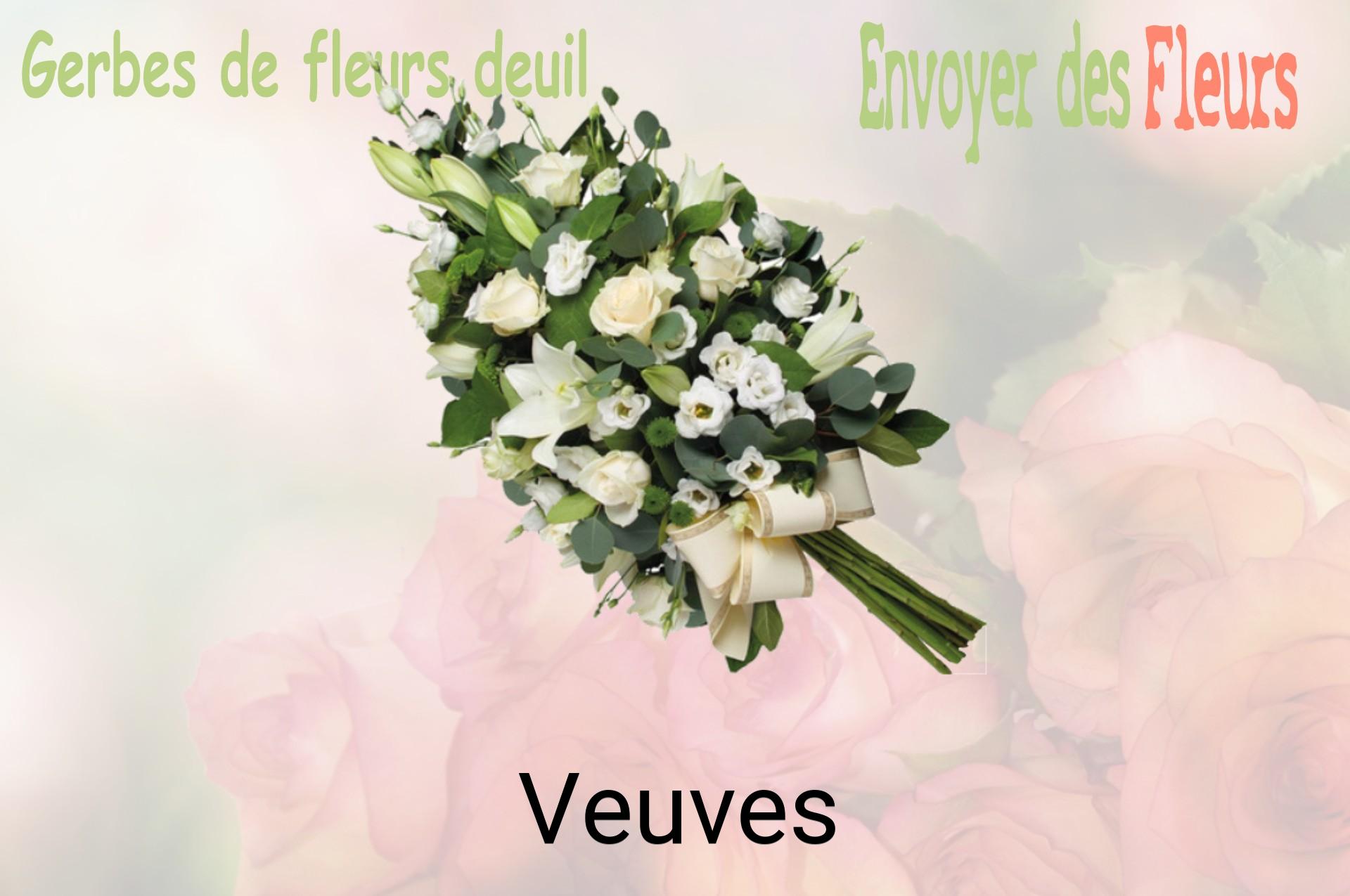 Gerbe de fleurs de deuil livrée à Veuves
